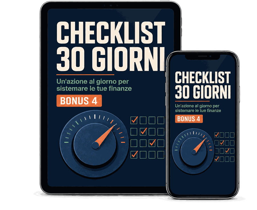 Bonus 4: Checklist “30 giorni per sistemare le finanze”